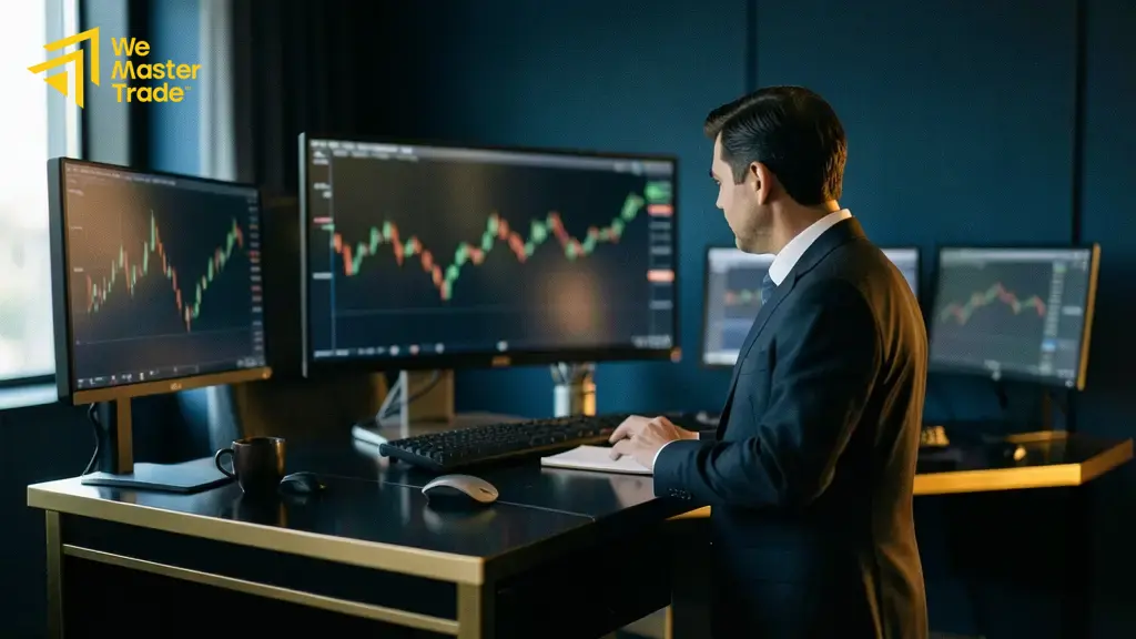 ការបង្ហាញ XAU/USD នៅលើ platform trading មាសក្នុង forex
