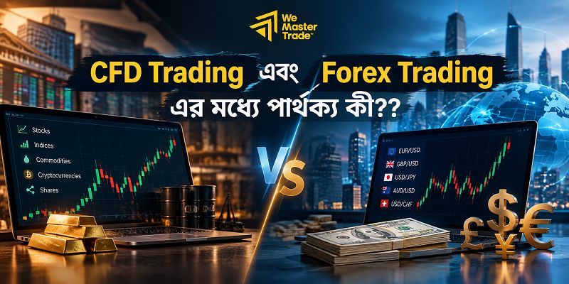 CFD Trading কী? বাংলাদেশি ট্রেডারদের জন্য সম্পূর্ণ গাইড 2 CFD Trading এবং Forex Trading-এর মধ্যে পার্থক্য কী?