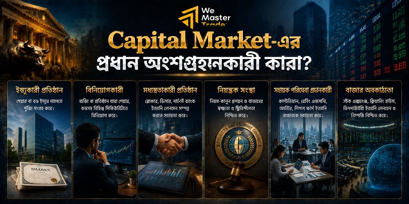 Capital Market-এর প্রধান অংশগ্রহণকারী কারা?