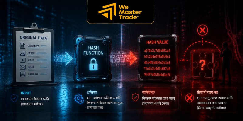 Hash Functions কী? কাজ, Hashing ও Security সহজভাবে 2 Hash Value কি আসল ডেটা থেকে আবার বের করা যায়?