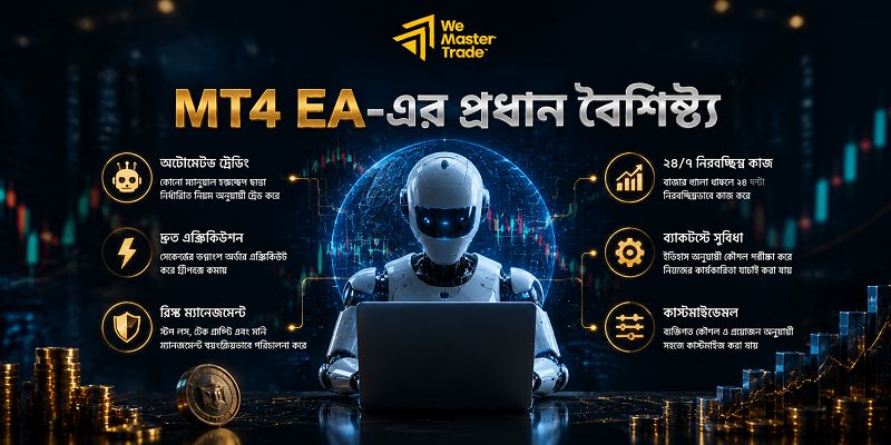 MT4 EA: Forex Trading অটোমেশন করার জন্য Expert Advisor কী এবং কীভাবে কাজ করে? 2 MT4 EA-এর প্রধান বৈশিষ্ট্য