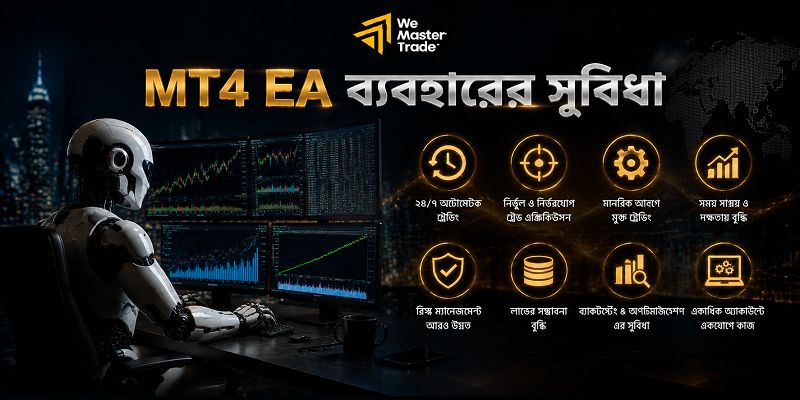 MT4 EA: Forex Trading অটোমেশন করার জন্য Expert Advisor কী এবং কীভাবে কাজ করে? 3 MT4 EA ব্যবহারের সুবিধা