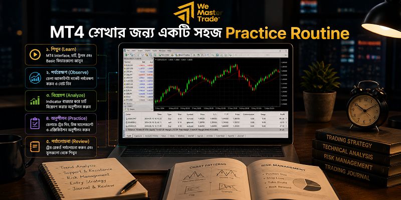 How to Use MT4: বাংলাদেশি ট্রেডারদের জন্য সম্পূর্ণ গাইড 5 MT4 শেখার জন্য একটি সহজ Practice Routine
