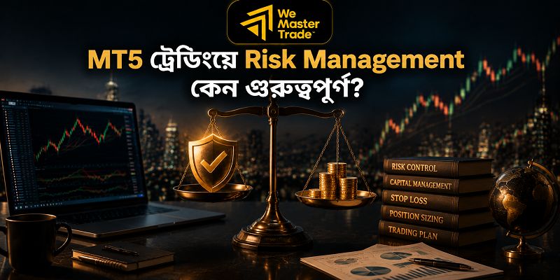 How to Trade with MT5: নতুন ট্রেডারদের জন্য MetaTrader 5 ব্যবহার করার সম্পূর্ণ গাইড 3 MT5 ট্রেডিংয়ে Risk Management কেন গুরুত্বপূর্ণ?