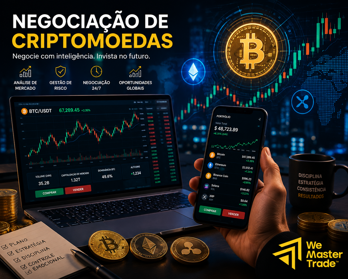 Negociação de Criptomoedas: Guia Prático de Estratégias, Análise e Execução 1 Negociação de Criptomoedas