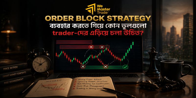 Order Block Strategy: Bangladesh Forex Traders-এর জন্য Smart Money Entry Guide 3 Order Block Strategy ব্যবহার করতে গিয়ে কোন ভুলগুলো trader-দের এড়িয়ে চলা উচিত?