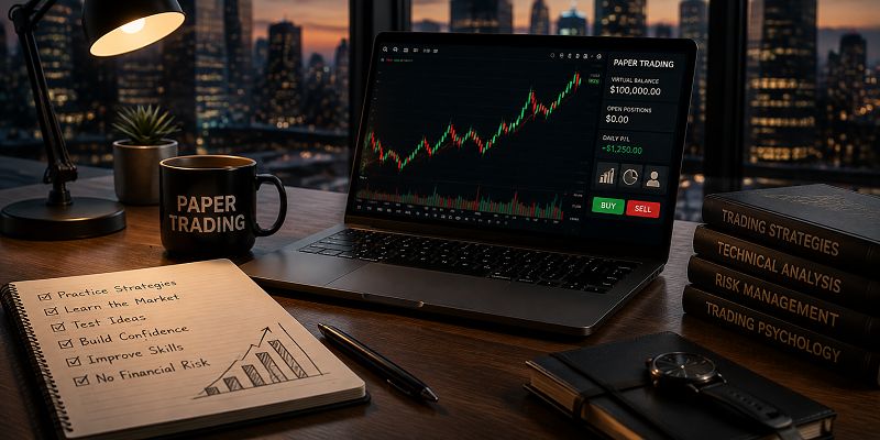 Paper Trading কী এবং কীভাবে নিরাপদে Trading Practice করবেন? 1 Paper Trading কী এবং কেন বাস্তব টাকা ঝুঁকিতে না ফেলেই Trading অনুশীলন করা যায়?