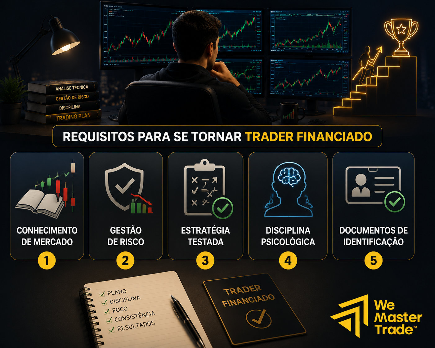 Como se Registrar como Trader Financiado: Guia 2026 2 Quais são os requisitos para se tornar trader financiado