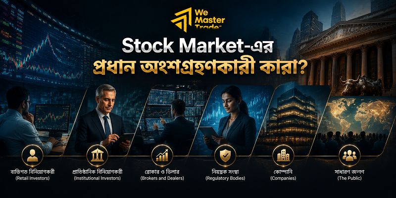 Stock Market কী? শেয়ার বাজার সম্পর্কে সম্পূর্ণ বাংলা গাইড 2 Stock Market-এর প্রধান অংশগ্রহণকারী কারা?