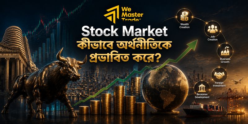 Stock Market কী? শেয়ার বাজার সম্পর্কে সম্পূর্ণ বাংলা গাইড 1 Stock Market কীভাবে অর্থনীতিকে প্রভাবিত করে?