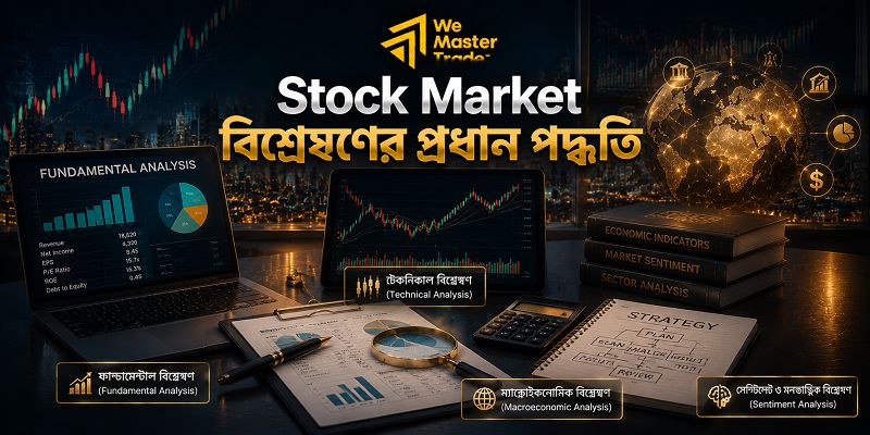 Stock Market কী? শেয়ার বাজার সম্পর্কে সম্পূর্ণ বাংলা গাইড 3 Stock Market বিশ্লেষণের প্রধান পদ্ধতি