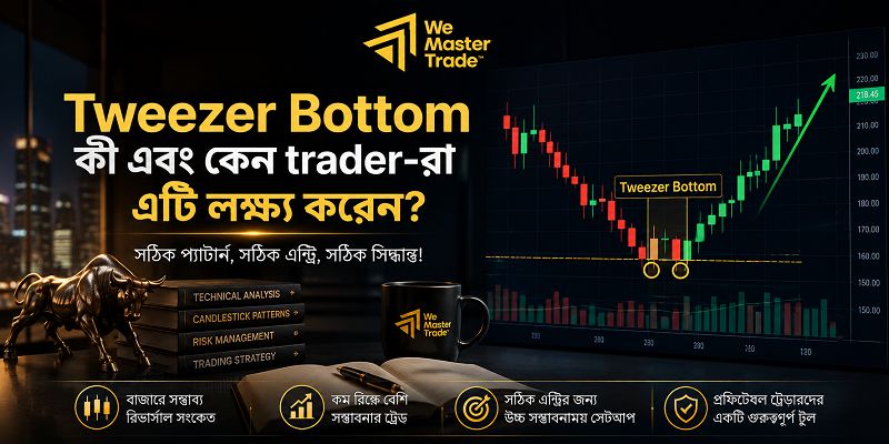Tweezer Bottom কী? Pattern শনাক্ত ও Trade করার কৌশল 1 Tweezer Bottom কী এবং কেন trader-রা এটি লক্ষ্য করেন?