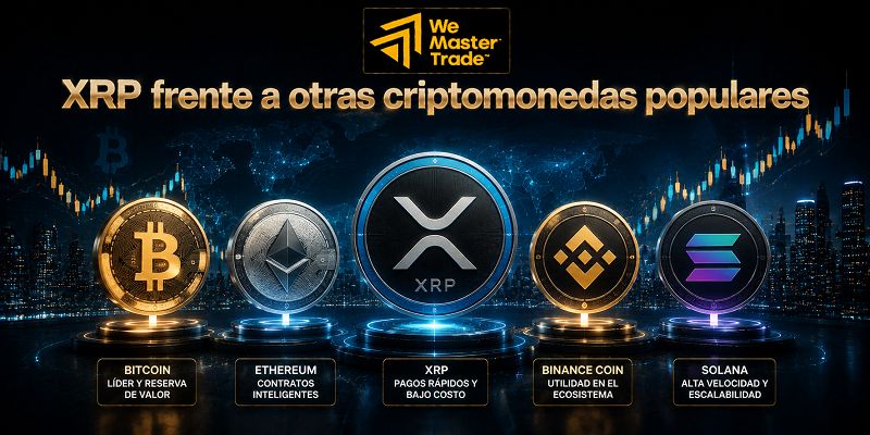 XRP frente a otras criptomonedas populares