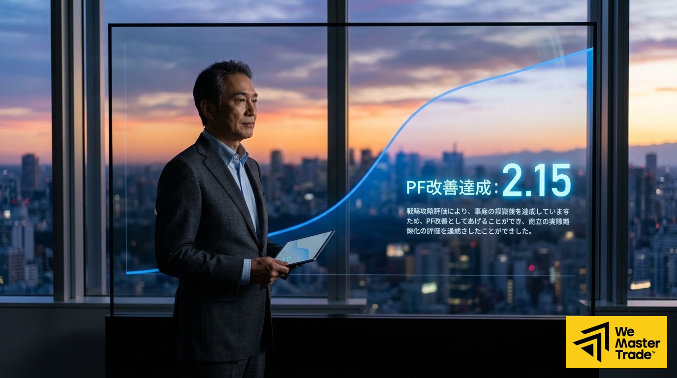 プロフィットファクターとは?トレード戦略の評価と改善 1 プロフィットファクターとは?基本定義とトレードにおける重要性