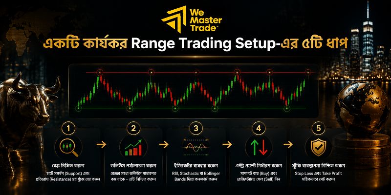 Range Trading Strategy: Forex Range Market এ কীভাবে সফলভাবে Trade করবেন 3 একটি কার্যকর Range Trading Setup-এর ৫টি ধাপ
