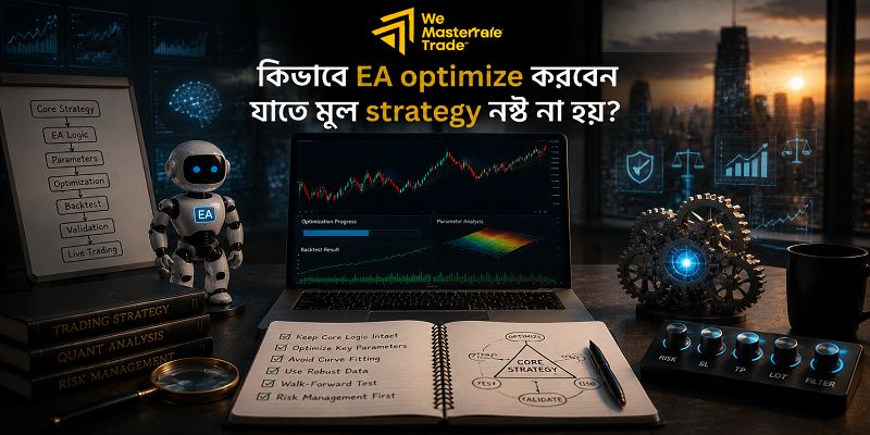 Expert Advisor (EA): Forex EA কী এবং MT5-এ এটি কীভাবে কাজ করে? 4 কীভাবে EA optimize করবেন যাতে মূল strategy নষ্ট না হয়?