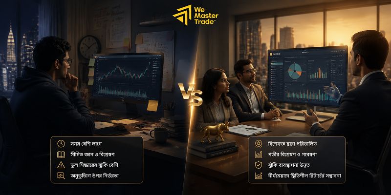 Portfolio Management Services: বাংলাদেশে বিনিয়োগ পরিচালনার সম্পূর্ণ গাইড 2 নিজে বিনিয়োগ করা এবং PMS ব্যবহার করার মধ্যে পার্থক্য কী?