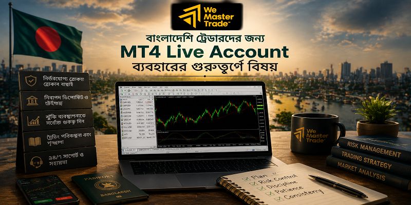 বাংলাদেশি ট্রেডারদের জন্য MT4 Live Account ব্যবহারের গুরুত্বপূর্ণ বিষয়