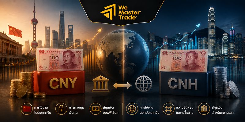 CNY กับ CNH แตกต่างกันอย่างไร? คู่มือเงินหยวนจีน 2 ความแตกต่างระหว่าง CNY กับ CNH มีอะไรบ้าง?