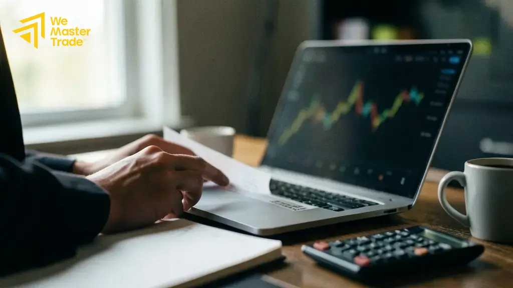 Ilustrasi cara membaca posisi harga terhadap garis SMA di chart