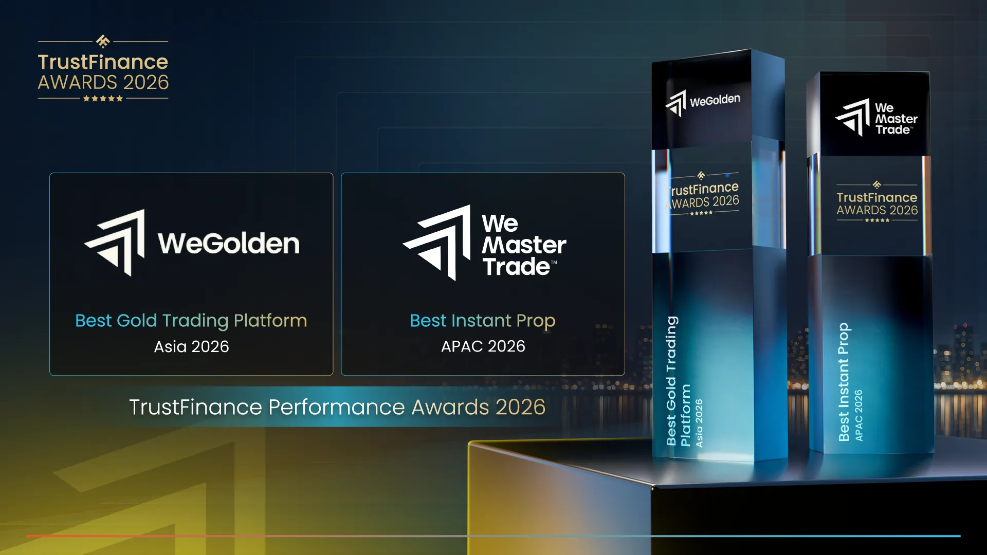 WeGolden and WeMasterTrade Earn 2026 TrustFinance Recognition in APAC