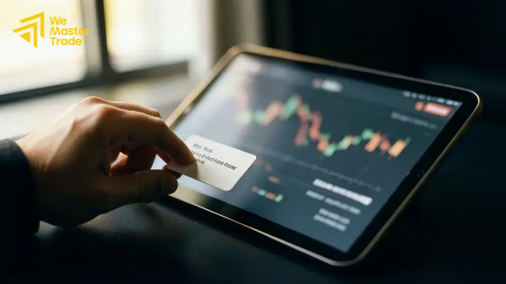 Contoh persilangan bullish dan bearish garis MACD serta perubahan batang histogram